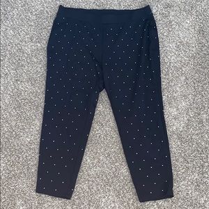 Michael Kors Black Sparkly Plus Sized 3x Leggings